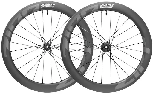 Roues Zipp 404 Firecrest - Avec des pneus Michelin Power Cup 700x28c et des disques SRAM Force